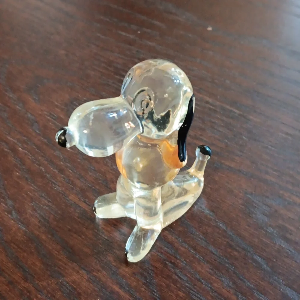 Vintage lucite Snoopy.